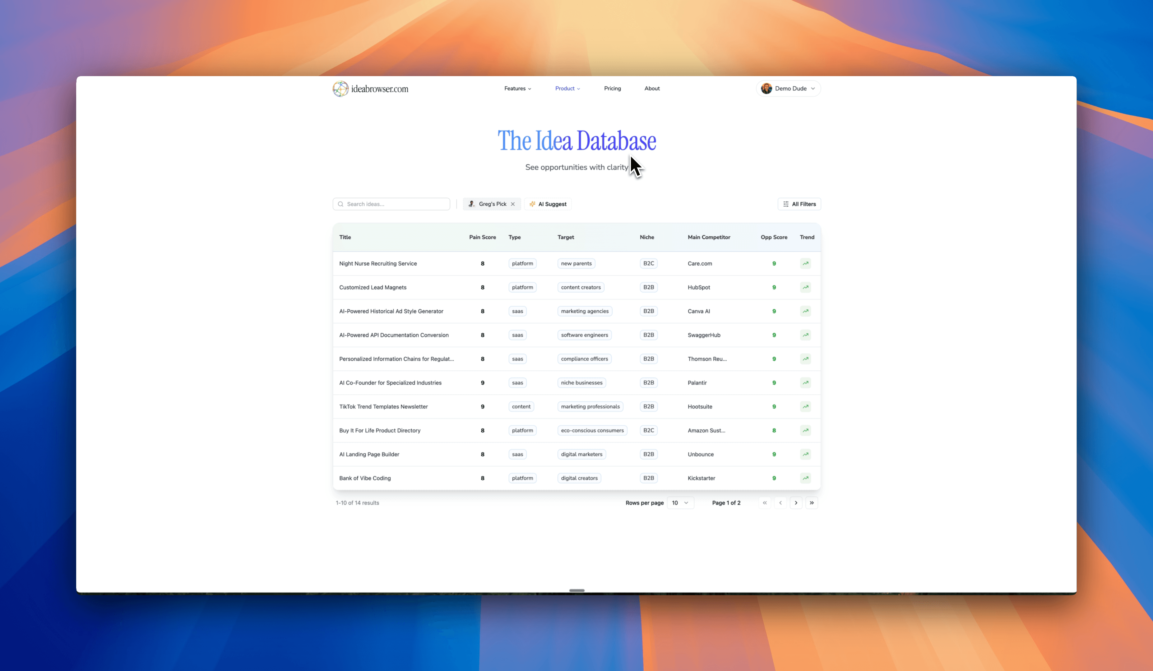 Idea Database