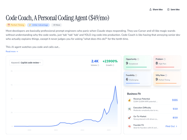 Code Coach, A Personal Coding Agent ($49/mo)