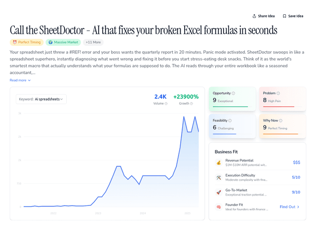 Call the SheetDoctor - AI that fixes your broken Excel formulas in seconds